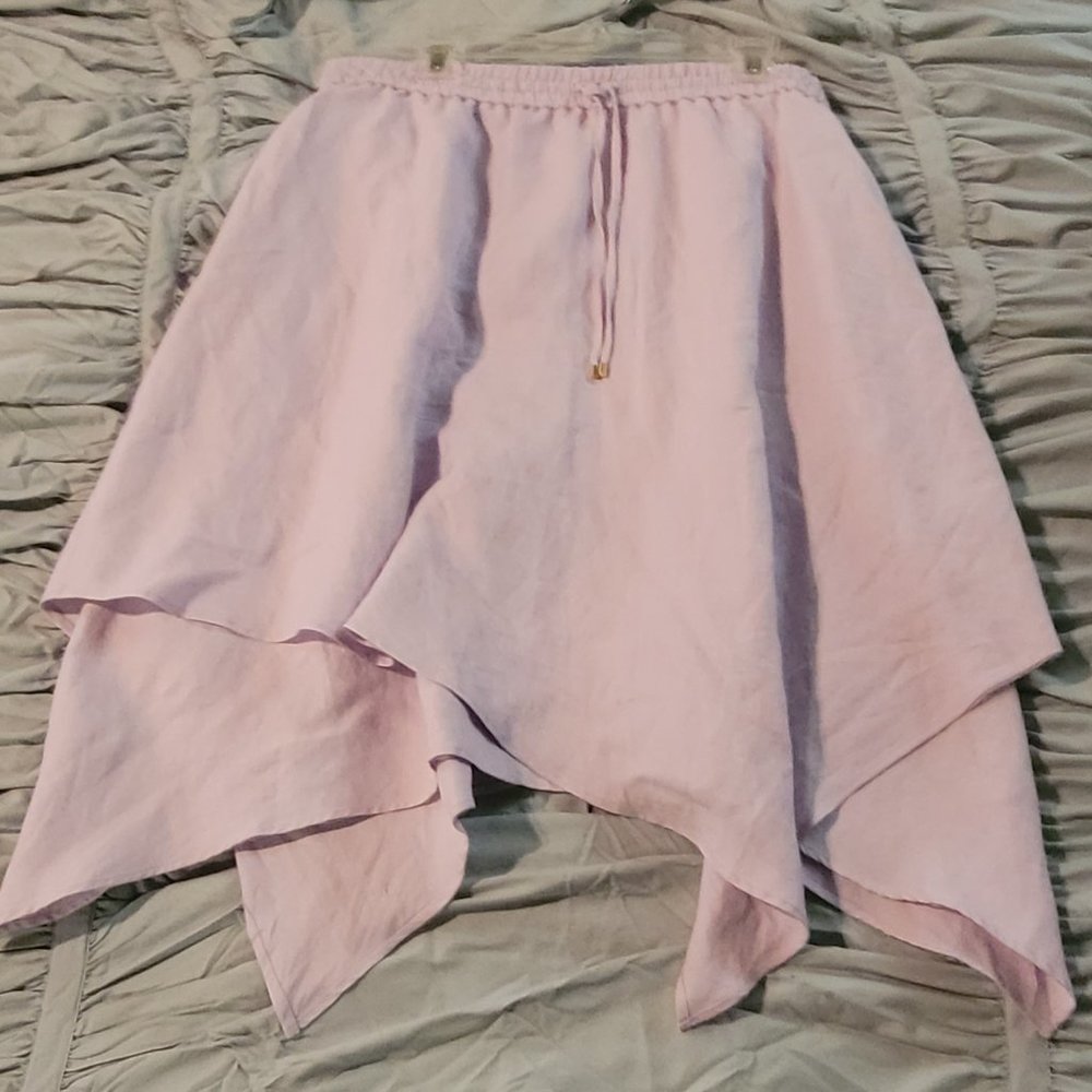 Ralph Lauren Brand NEW  plus sz 1X linen skirt